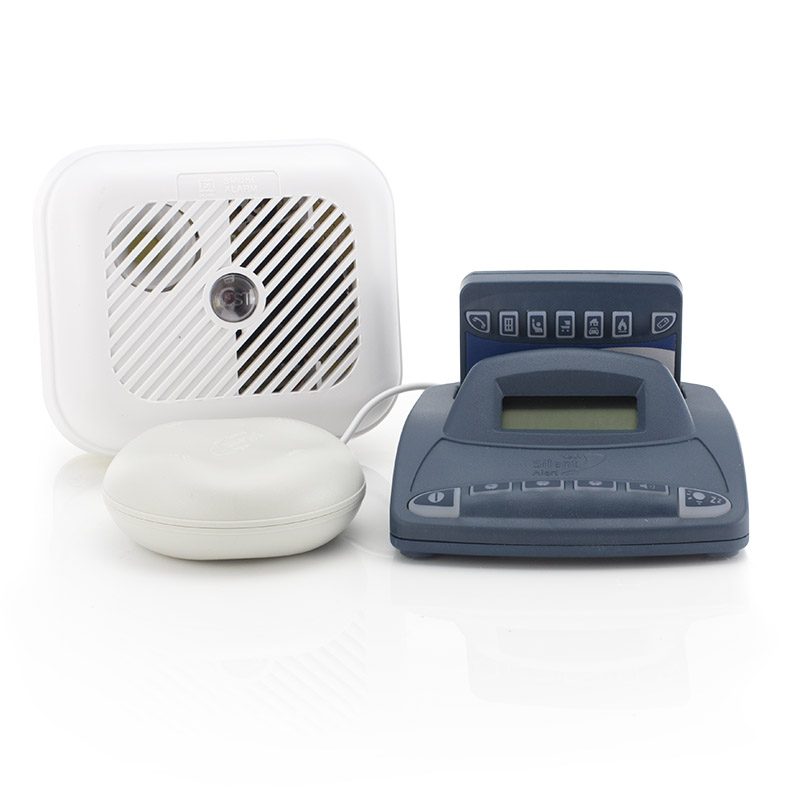 Silent Alert SA3000 Hard of Hearing Smoke Alarm Pack with Alarm Clock